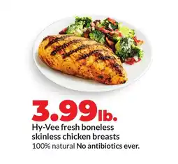 Hy-Vee Hy-Vee fresh boneless skinless chicken breasts offer