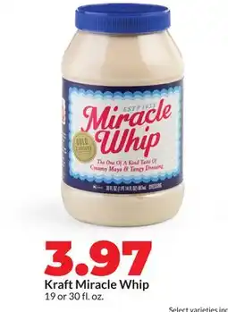 Hy-Vee Kraft Miracle Whip offer