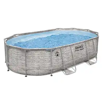 Walmart Coleman Power Steel 16 ft. x 10 ft. x 42 in. Oval Metal Frame Above Ground Pool Set offer