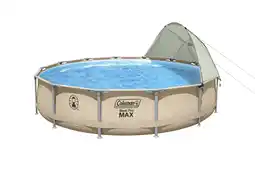 Walmart Coleman Steel Pro Max 14' x 33 Round Metal Frame Above Ground Pool Set offer