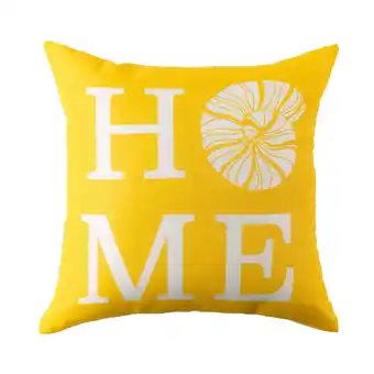 Walmart Mainstays Coastal Yellow Home Reversible Outdoor Throw Pillow 16 Inch Multicolour Novelty offer