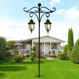 Walmart JahyShow 108-Inch Heavy Duty Iron Garden Shepherds Hooks 1PC offer