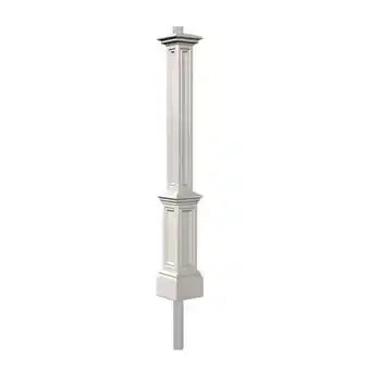 Walmart Star Lord 5835W Signature Outdoor Lamp Post White with Mount offer
