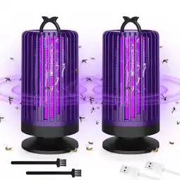 Walmart G PEH Bug Zapper, 2 Pack Indoor hangable Fly Mosquito Zapper Trap Repellent for Home Kitchen Office offer