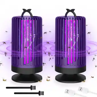 Walmart G PEH Bug Zapper, 2 Pack Indoor hangable Fly Mosquito Zapper Trap Repellent for Home Kitchen Office offer