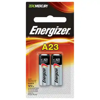 Walmart Energizer A23 Battery, 12 Volt - 2 Pack offer