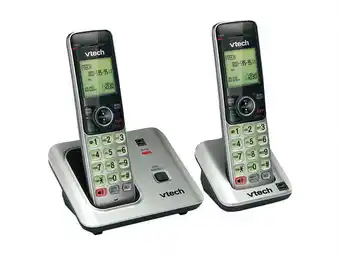 Walmart VTech DECT 6.0 2-Handset Cordless Expandable Speakerphone with Caller ID , VTCS6619-2 offer