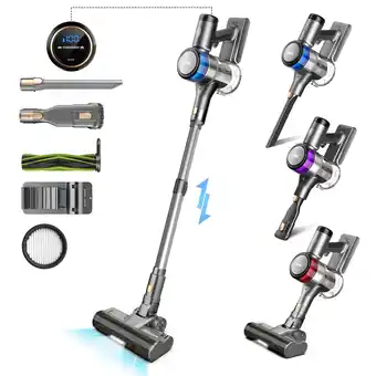 Walmart INSE Cordless Vacuum with 450W Brushless Motor, Stick Vac Cleaner for Pet Hair Hardwood Floor Carpet offer