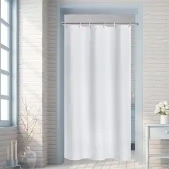 Walmart Inosoo Thick Waffle Weave Shower Stall Curtain, 36Wx72H, White offer