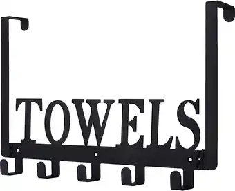 Walmart IZEYNO Over the Door Hooks, Door Mount Towel Holder, Towel Rack for Bathroom, Bedroom, Kitchen offer