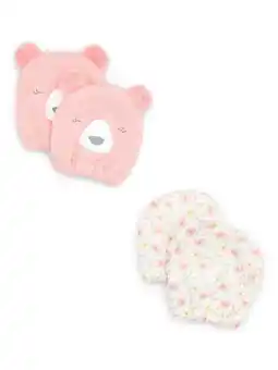 Walmart Carter's Child of Mine Newborn Girls Critter Mittens Set, 2-Pack offer