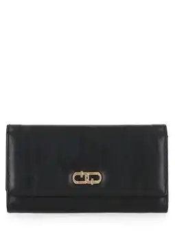 Walmart Time and Tru Women's Piper Clutch Wallet, Solid Black offer