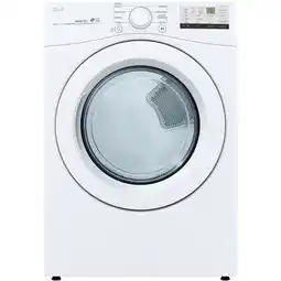 Walmart LG DLG3401W 7.4 Cu. Ft. White Front Load Gas Dryer offer