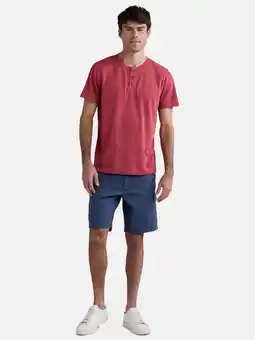 Walmart George Men's and Big Men's Henley Tee with Short Sleeves, Sizes S-3XL offer