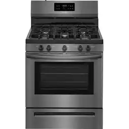 Walmart Frigidaire 30 Wide 5 Cu. Ft. Free-Standing Gas Range, Stainless Steel offer