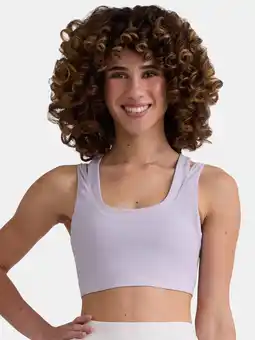 Walmart Avia Women's and Women's Plus Double Layer Mesh Sports Bra, Sizes XS-4X offer