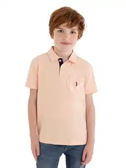 Walmart U.S. Polo Assn. Boys Jersey Pocket Polo Shirt, Sizes 4-18 offer