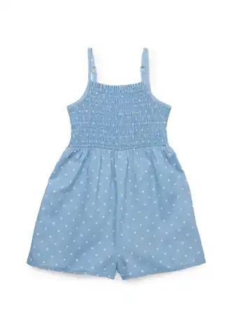 Walmart Wonder Nation Girls Smocked Romper, Sizes 4-18 & Plus offer