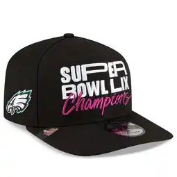 Walmart Men's New Era Black Philadelphia Eagles Super Bowl LIX Champions Parade A-Frame 9FIFTY Snapback Hat offer