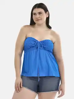 Walmart No Boundaries Convertible Halter Top, Women's Plus offer