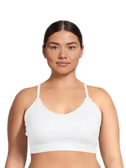 Walmart Athletic Works Women's Plus Size Racerback Sports Bra offer