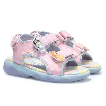 Walmart Bluey Toddler Girl Bluey and Bingo Sport Sandals offer