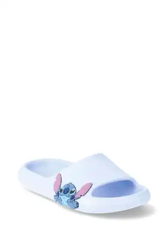 Walmart Disney Lilo & Stitch Girls Comfort Slide Sandals offer