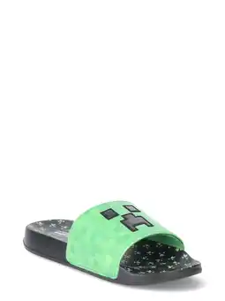 Walmart Minecraft Little & Big Boys Slide Sandals offer