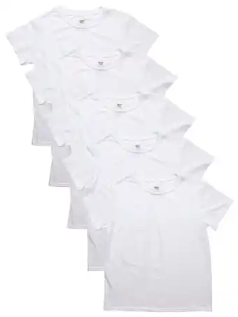 Walmart Hanes Boys' Eco Blend Crew Undershirt, 5 Pack, Sizes S-XXL offer