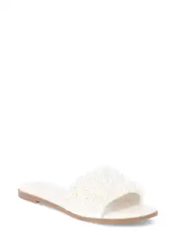 Walmart Madden NYC Women's Pearl Slide On Sandal offer