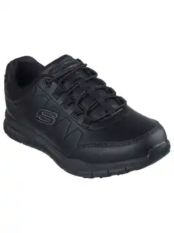Walmart Skechers Work Men's Nampa Osil Slip Resistant Bungee Slip On Work Sneakers (Wide Width Available) offer