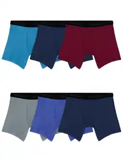 Walmart Fruit of the Loom Men's Cotton Stretch Underwear, 6-Pack offer