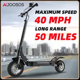 Walmart AJOOSOS X750 Pro Electric Scooter Adults, 40 mph Top Speed, 50 Miles Long Range offer