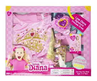 Walmart Love Diana Signature Princess of Play Dress Up Kit for Girls offer