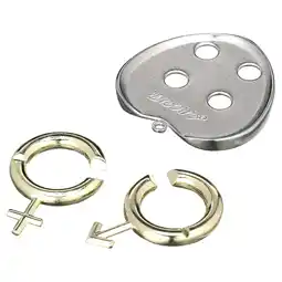 Walmart BePuzzled | Amour Hanayama Cast Metal Brainteaser Puzzle Mensa Rated Level 5, for Ages 12 and Up offer