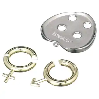 Walmart BePuzzled | Amour Hanayama Cast Metal Brainteaser Puzzle Mensa Rated Level 5, for Ages 12 and Up offer