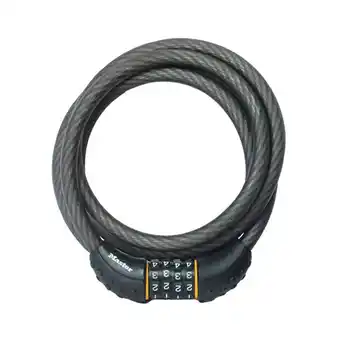Walmart Master Lock Cable Lock, Set Your Own Combination Bike Lock, 6 ft. Long offer