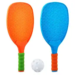 Walmart Play Day Pickleball Set, 3-Piece Set with 2 Paddles & 1 Ball - All Skill Levels, Children Ages 4+ offer