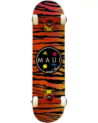 Walmart MAUI AND SONS 31 In. Traditional Skateboard, Orange Barracuda offer