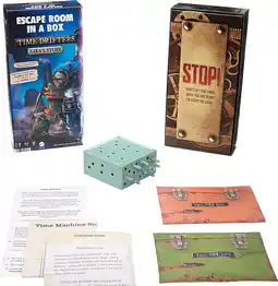 Walmart Escape Room in a Box: Time Drifters Kira's Story Game, Mystery with Physical & Paper Puzzles offer