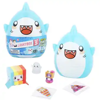 Walmart LankyBox Mystery Thicc Shark Glow Pack with Surprise Figures and more, 5 inches Tall offer