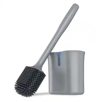 Walmart MR.Siga Toilet Brush and Holder, Wall Mounted Toilet Brush, Gray, 1 Pack,for Adult offer