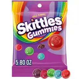Walmart Skittles Wild Berry Gummy Candy - 5.8 oz Bag offer