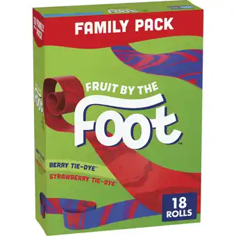Walmart Fruit By The Foot Fruit Flavored Snacks, Variety Pack, 18 Rolls, 13.5 oz offer