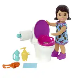 Walmart Barbie Skipper Babysitters Inc Potty-Time Set with Brunette Toddler Doll , Toilet & Accessories offer