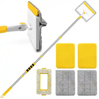 Walmart JEHONN Baseboard Cleaner Tool with Handle (Yellow) offer
