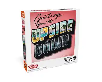 Walmart Buffalo Games 300-Piece Greetings From The Upside Down Interlocking Jigsaw Puzzle for Ages 14+ offer