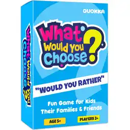 Walmart Quokka What Would You Choose Family Card Game for Kids Ages 6–12 offer