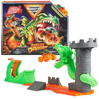 Walmart Monster Jam, Dueling Dragon Playset with Exclusive Monster Truck offer