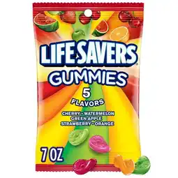 Walmart Life Savers 5 Flavors Gummy Candy - 7 oz, 49 Ct Bag offer